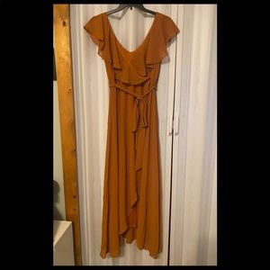 Baltic Born Rustic Orange Party Dress